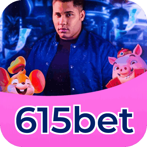 Interface do aplicativo 615bet mostrando jogos disponíveis no iOS e Android